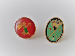 2 PINS GOLF SAC ET CLUB  ET BLASON GOLF ROYAL / 33NAT - Golf