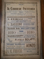 IL CORRIERE FILATELICO ANNO III OTTOBRE 1921 N. 10 RIVISTA MENSILE ILLUSTRATA - Italian (until 1940)