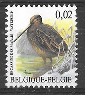BELGIUM - COB 3199a ** - Bécassine Des Marais - Watersnip - Unclassified
