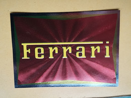 FERRARI, Sticker 2- Die Marke- AUTOCOLLANT, STICKERS ITALIA PANINI - FORMAT  6,4 X 8,8 - Automobile - F1