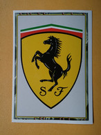 FERRARI, Autocollant 3: Springendes Pferd- AUTOCOLLANT, STICKERS ITALIA PANINI - FORMAT  6,4 X 8,8 - Automobile - F1