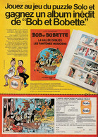 Une Publicité Solo De 1969 Avec Bob Et Bobette ( Voir Photo ). - Bob Et Bobette