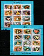 1988 - ORHIDEE Mi No Block 248/249 - Usado