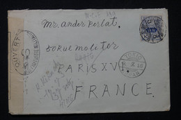 JAPON - Enveloppe Pour La France Via Tokyo Avec Contrôle Postal Militaire En 1916 - L 83451 - Briefe U. Dokumente