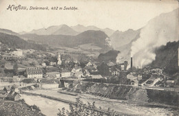 AK - Stmk - HIEFLAU - Panorama Mit Hochofen In Betrieb 1907 - Vignette - Hieflau