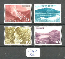 JAP YT 717/720 En XX - Unused Stamps