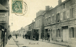 51 - Marne _Mourmelon -le-Grand_rue De Chalon (chargement De Cajots )1907 - Autres & Non Classés