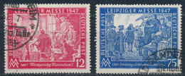 Zone A.A.S. - Foire D'automne De Leipzig 1947 YT 30-31 Obl / Allierte Besetzung - Leipziger Herbstmesse Mi.Nr. 965-966 G - Used