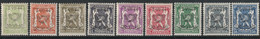 Belgie OCB 520/ 528 (**) - Typo Precancels 1936-51 (Small Seal Of The State)