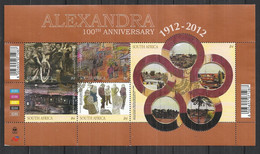 SOUTH AFRICA 2012 - CENTENARY OF ALEXANDRA TOWNSHIP - S/S - USED OBLITERE GESTEMPELT USADO - Gebruikt