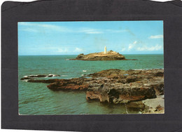 97981      Regno  Unito,   Godrevy  Island  And  Lighthouse,  St. Ives  Bay,  VG  1975 - St.Ives