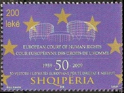 Albania Stamps 2009. 50th Anniversary Of The European Court Of Human Rights.  Set MNH - Albania