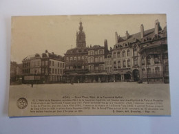 MONS   Grand' Place    Hotel De La Couronne Et Beffroi - Mons