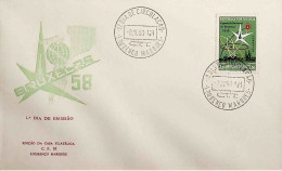 1958 Moçambique FDC Exposição De Bruxelas - 1958 – Bruxelles (Belgique)