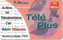 @+ Benin - Prépayée TelePlus 120 U - Ref : BJ-PRE-TLP-0005 - Bénin