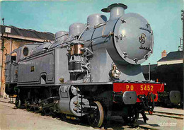 Trains - Musée Français Du Chemin De Fer De Mulhouse - Locomotive 5452 P O 1922 - Carte Neuve - CPM - Voir Scans Recto-V - Eisenbahnen