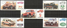 {F0404}  LABEL Cars Set MNH Cinderella ! - Fantasy Labels