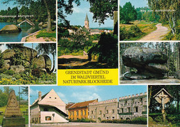 3594 - Österreich - Niederösterreich , Gmünd Im Waldviertel , Naturpark Blockheide , Aßangteich , Fuchsstein , Pilzstein - Gmünd
