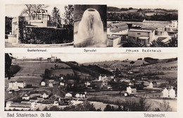 3647 - Österreich - Oberösterreich , Bad Schallerbach , Quellentempel , Neues Badehaus , Sprudel - Gelaufen 1956 - Bad Schallerbach