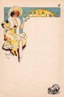 1 Carte Menu Champagne Doyen Artiste Illustrateur H.Gerbault  Imp.Courmont Frères Paris 26,5x18 Cm - Champán & Cava
