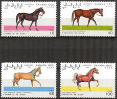 {F0418}  LABEL Horses Set MNH Cinderella ! - Fantasy Labels