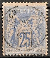 FRANCE 1876 - Canceled - YT 68b - 25c - 1876-1878 Sage (Typ I)