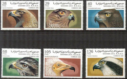 {F0436}  LABEL Birds Of Prey Set MNH Cinderella ! - Fantasy Labels