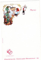 2 Cartes Menu   Champagne Edouard Besserat Imp. Camis - Champagne & Mousseux