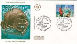 FDC 12/04/1997: Parcs Naturels Nationaux - Le Parc De La Guadeloupe - 1990-1999