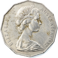 Monnaie, Australie, Elizabeth II, 50 Cents, 1982, TTB, Copper-nickel, KM:74 - 50 Cents