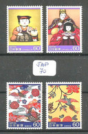 JAP YT1517/1520  En XX - Unused Stamps