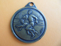 Medaille Sport RUGBY - Droit à L'essai - Signée - Rugby