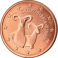 Chypre, Euro Cent, 2014, SPL, Copper Plated Steel, KM:New - Chypre