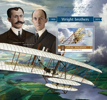Maldives  2015 Flight Of The Glider By The Wright Brothers，airplanes - Maldives (1965-...)