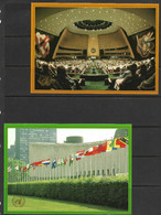 ONU 5 CARTES MAXIMUM   YVERT N° - Cartoline Maximum