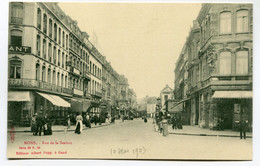 CPA - Carte Postale - Belgique - Mons - Rue De La Station  (DG15579) - Mons