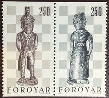 Faroe Islands 1983 Chess Pieces MNH - Islas Faeroes