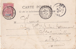 SENEGAMBIE ET NIGE 1905 CARTE POSTALE DE OUAGADOUGOU  VUE DE LA BANANERIE DE SIKASSO - Storia Postale