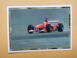 FERRARI - Autocollant 114: Rubens Barrichello - Sieg In Hockenheim - STICKERS ITALIA PANINI - FORMAT  6,4 X 8,8 - Automobile - F1