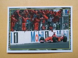 FERRARI - Autocollant 139: Michael Schumacher - Sieg Und Freude Der Mechaniker - STICKERS ITALIA PANINI - FORMAT - Automobile - F1