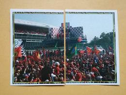 FERRARI - Autocollant 142: Siegerehrung In Monza 2002 - 2 STICKERS ITALIA PANINI - FORMAT  6,4 X 8,8 - Automobile - F1