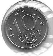 *neth Antilles  10 Cent 1980  Km 10   Bu - Antilles Néerlandaises