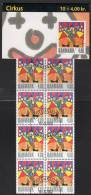 DENMARK 2002 Europa: Circus 40Kr And 50Kr Booklets S122-23 With Cancelled Stamps. Michel 1310MH And MH64, SG SB222-23 - Carnets