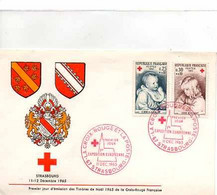 F 13  1965 Lettre 1ER JOUR - Red Cross