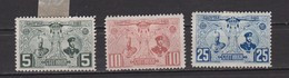 1907  20e Ann. Du Regne De Ferdinand , Yv. 69/71 (Mi-66/68) 3v.-MH*(avec De Charnière )BULGARIA / Bulgarie - Unused Stamps