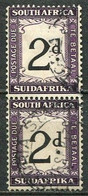 Union Of South Africa Postage Due, Südafrika Portomarken Mi# 24  Gestempelt/used - Pair - Strafport