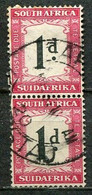 Union Of South Africa Postage Due, Südafrika Portomarken Mi# 23 Gestempelt/used - Pair - Impuestos