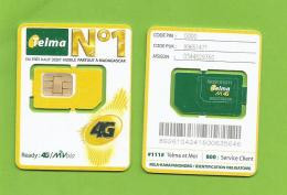 MADAGASCAR MADAGASKAR  Carte SIM NEUVE 4G  /  MALAGASY NEW SIM Card TELMA MADAGASCAR - Madagaskar