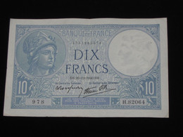 10 Francs - Dix Francs Minerve  26=12=1940   **** EN ACHAT IMMEDIAT **** - 10 F 1916-1942 ''Minerve''