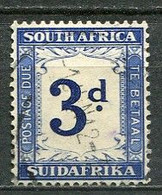 Union Of South Africa Postage Due, Südafrika Portomarken Mi# 27 Gestempelt/used - Lighter Blue - Timbres-taxe